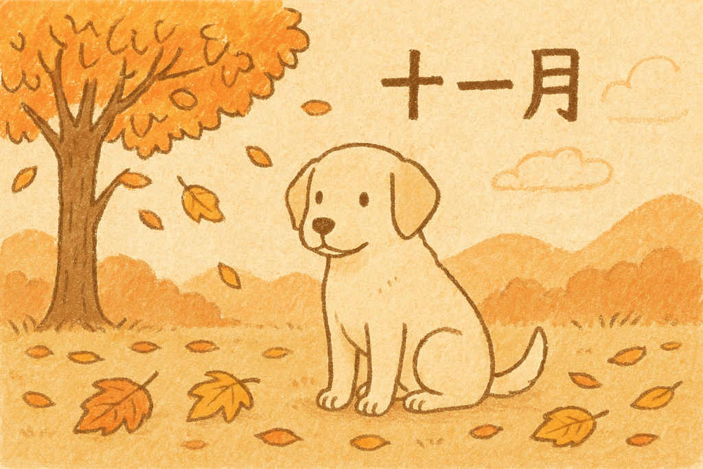 11月のイラスト